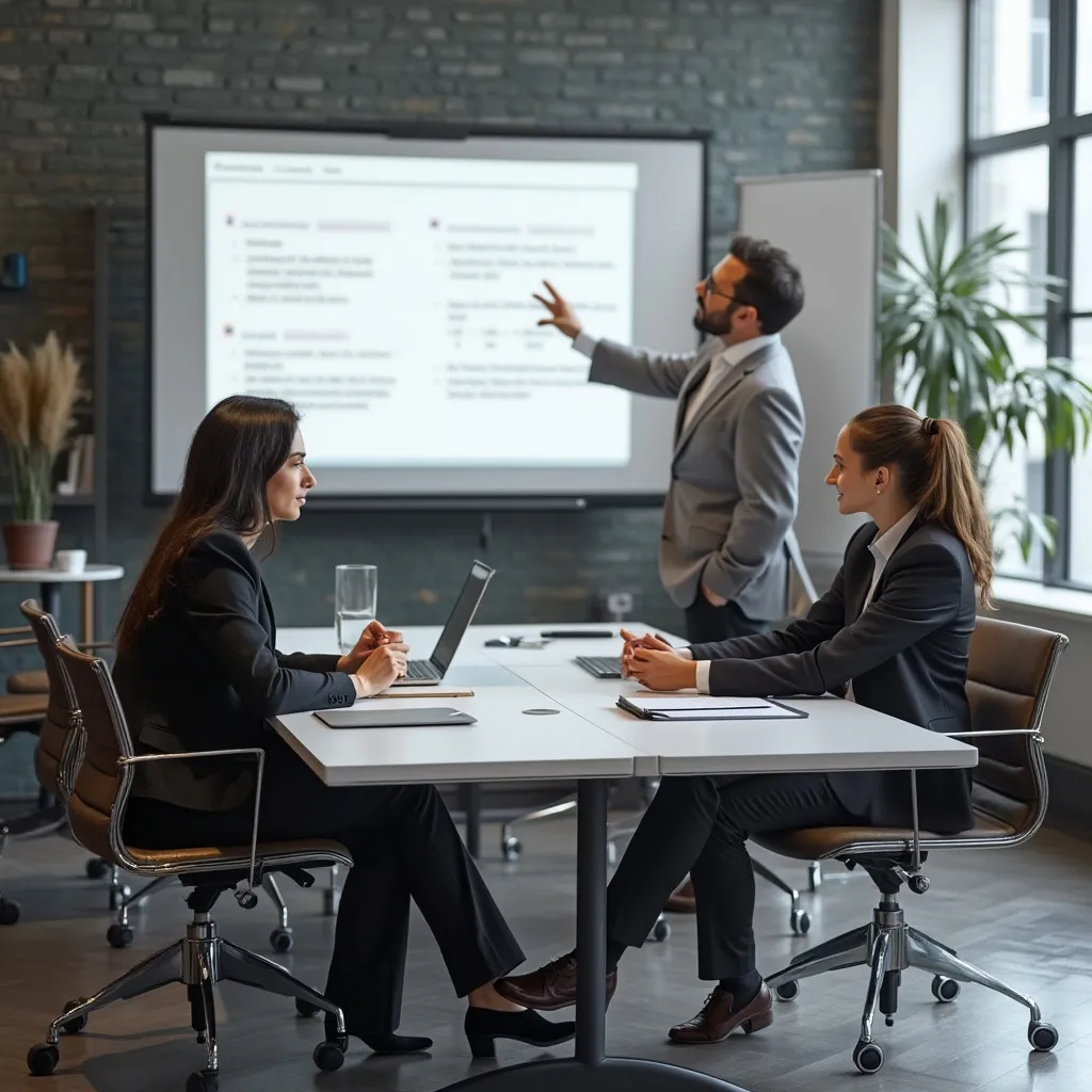 Session de formation en entreprise